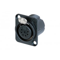 CONECTOR XLR7 HEMBRA PANEL...