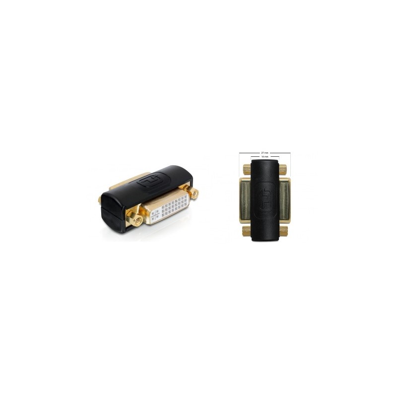ADAPTADOR DVI-I 24+5 H-H BAJO PERFIL