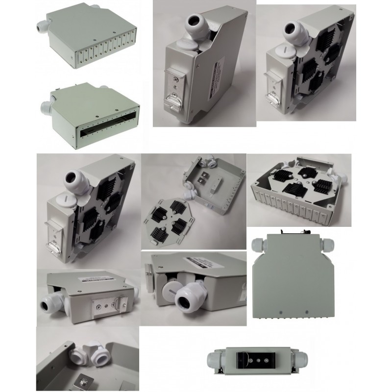 CAJA METALICA CARRIL DIN 12xLC Duplex