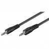 CABLE MINIJACK ST M-M 10M NEGRO PARALELO
