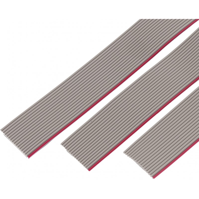 CABLE PLANO 12 VIAS GRIS Paso 1,27mm