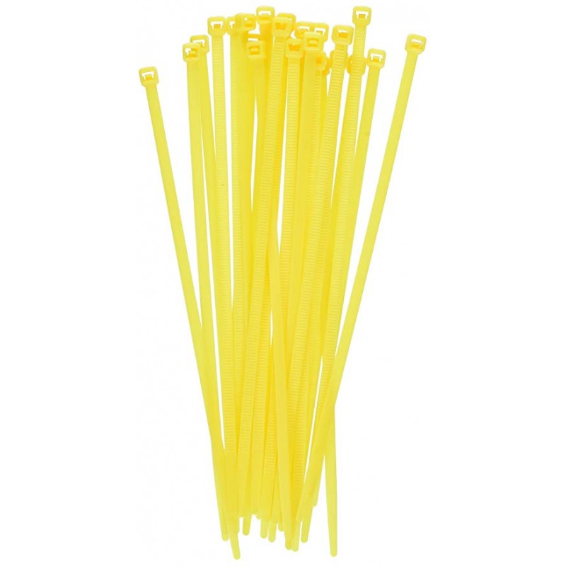 BRIDA NYLON 100x2,5mm AMARILLA 100 UNIT