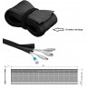 CUBRE CABLEFUNDAEXPANDIBLE+VELCRO 1,8M N
