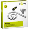 TUBO CUBRE CABLES 20mmX2,5M GRIS+Aplica