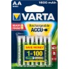 PACK 4U/ PILA HR6 RECARGABLE AA R1600mAh