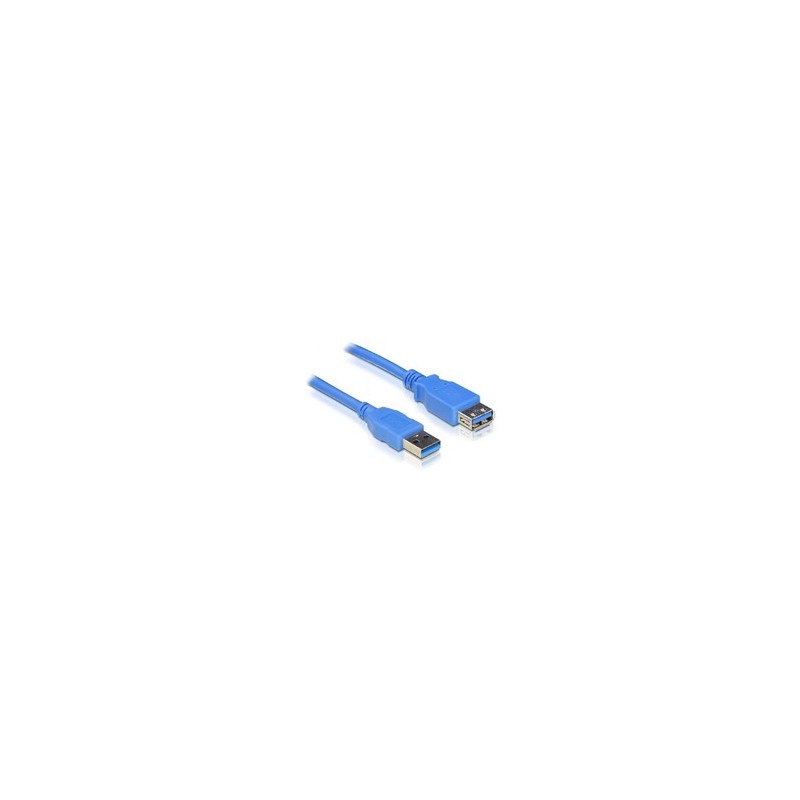 CABLE USB A 3.0 M-H 2MTS AZUL V.3.0