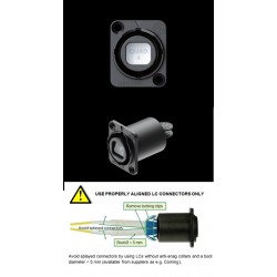 CONECTOR CHASIS OPTICALCON QUAD NEUTRIK