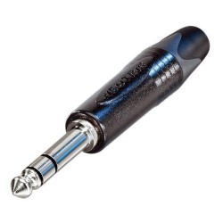 CONECTOR JACK M 6,35mm ST NEGRO NEUTRIK