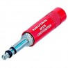CONECTOR JACK M 6,35mm ST ROJO NEUTRIK