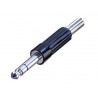 CONECTOR JACK M 6,35mm ST REAN NEGRO