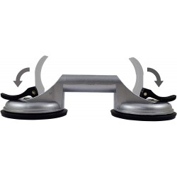 VENTOSA DOBLE PROFESIONAL 100KG ALUMINIO