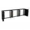 SUBRACK 19" x 3U x 150 PARES+SOPORTE 110