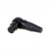 CONECTOR XLR5 H CODO AEREO NEGRO REAN