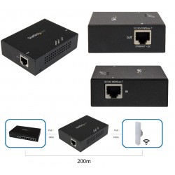 Extensor PoE+ Gigabit 802.3at/AF 100m
