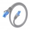 CABLE UTP CAT6 RJ45 M-M 0,30M GRIS