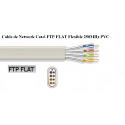 CABLE FTP CAT6 PLANO 4X2XAWG26 APANT GR