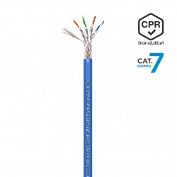 CABLE SFTP CAT7 10G RIGIDO AZUL LSZH