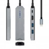 ADAPTADOR USB C M-HDMI+1RJ45+2xUSB+USB C