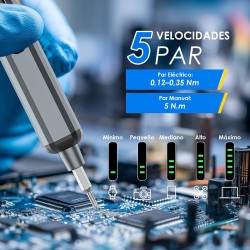 MICRO DESTORNILLADOR ELECTRICO 74 en 1