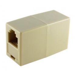 ADAPTADOR TELEFONICO RJ11 6/4 H-H MARFIL