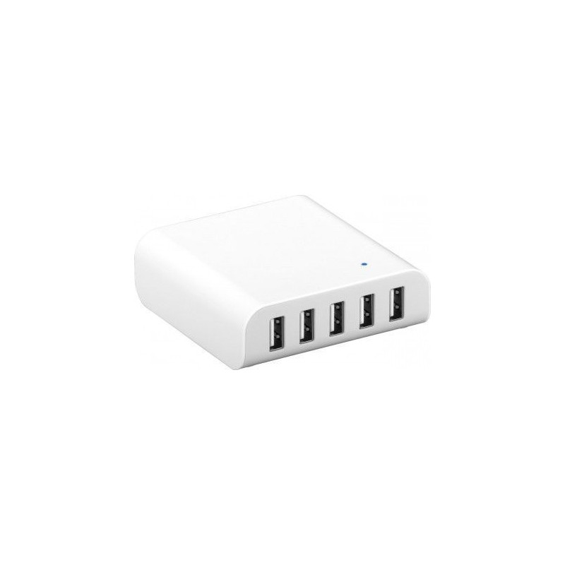 ALIMENTADOR MULTICARGADOR 5xUSB 8A BL