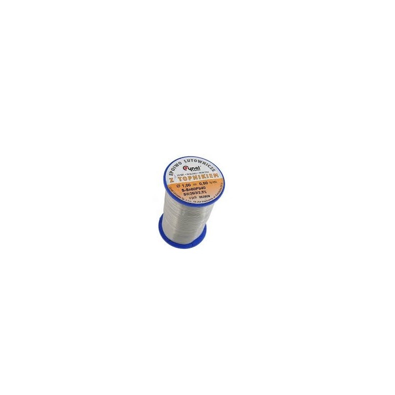 ROLLO ESTAÑO 1mm 60/40 500gr