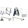 CABALLETE AJUSTABLE ALTURA 81-130cm 1u/