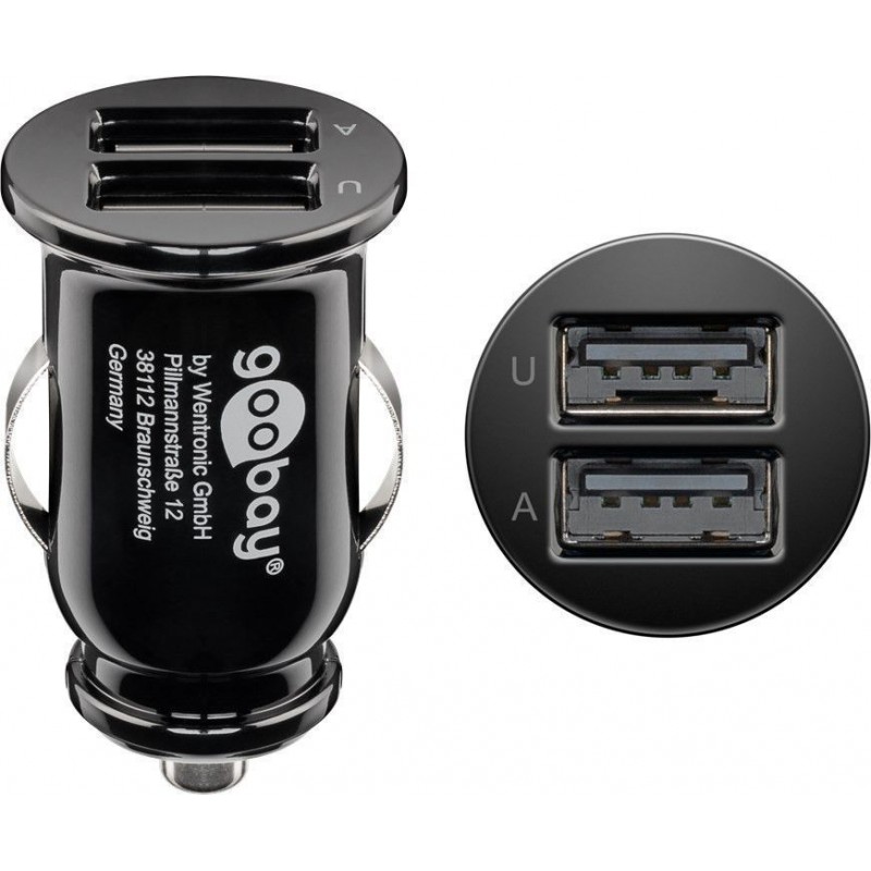 ALIMENTADOR MECHERO 2xUSB 2,1A