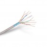 CABLE FTP CAT6 RIGIDO GRIS CU 100% COBRE