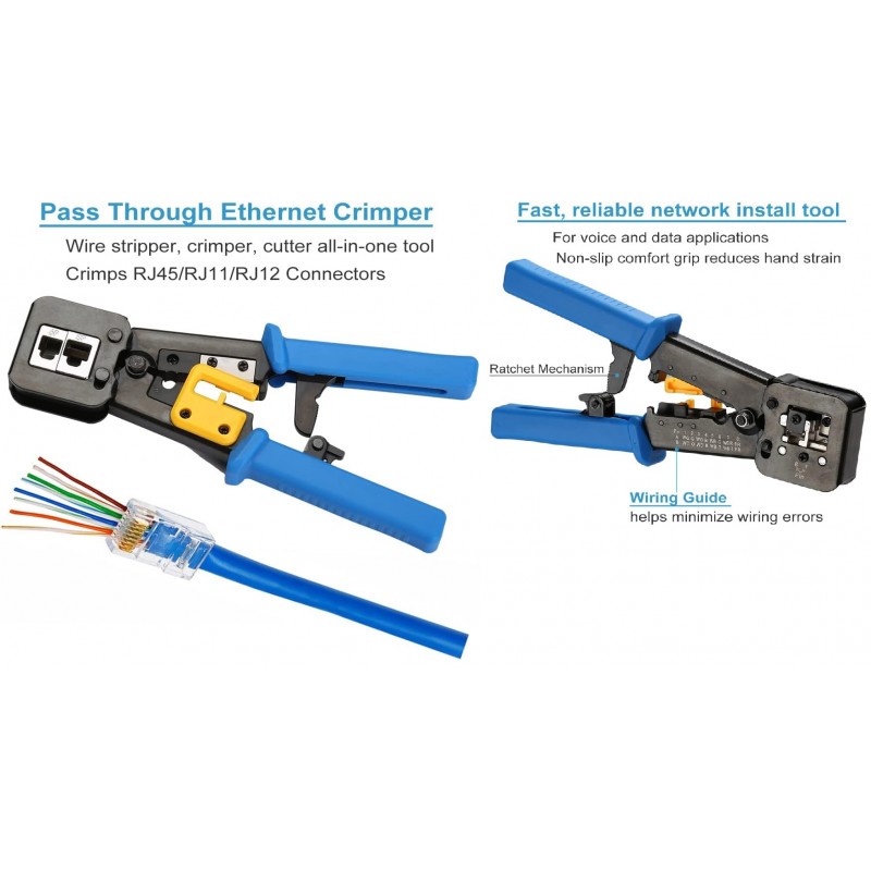 HERRAMIENTA CRIMPAR EZ-RJ45 HILO PASANTE