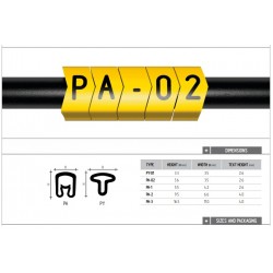 MARCADOR CORTADO nº1 PARTEX PA-2