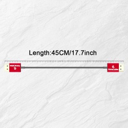 CABLE HDMI M-M 8K 0,45M ETHERNET SLIM2.1