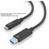 CABLE USB 3.2 A M-USB C M 15M AOC FIBRA