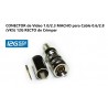 CONECTOR 1.0/2.3 MACHO 0.6/2.8 12G RECTO
