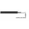 CABLE VIDEO 0.8/3.7 NEGRO FLEXIBLE NEGRO