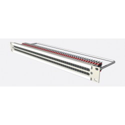 PANEL 19" 1U AUDIO 2X48 BANTAM