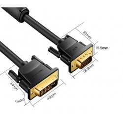 CABLE DVI-I (24+5) M-VGA M...