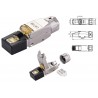 CONECTOR RJ45 MACHO SFTP CAT6A AWG23-26