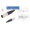 CONECTOR MINI XLR 5 PIN MACHO AMPHENOL