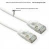 CABLE FTP CAT6A RJ45 M-M 3M BLANCO SLIM