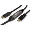 CABLE DISPLAYPORT M-HDMI MACHO 10M AMPLI