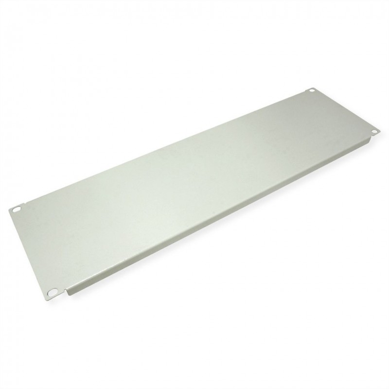 PANEL 19" 3U CIEGO COLOR GRIS RAL 7035