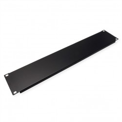PANEL 19" 2U CIEGO COLOR NEGRO