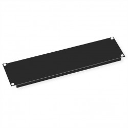PANEL 19" 3U CIEGO COLOR NEGRO