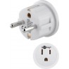 ADAPTADOR DE USA A EUROPA BLANCO CON TT