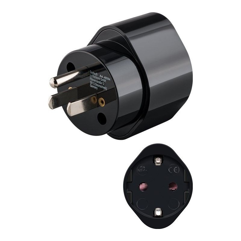 ADAPTADOR CORRIENTE EUROPA-USA CON TT NG
