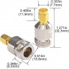 ADAPTADOR SMA MACHO N HEMBRA