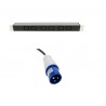 REGLETA 19" 6xC19 SIN INTERRU CETAC 16A