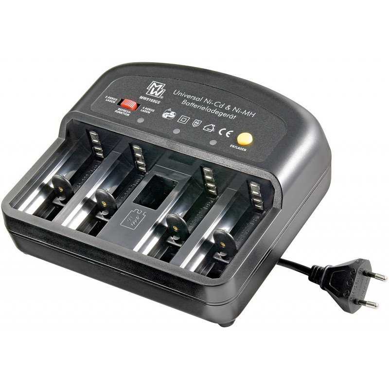 CARGADOR DE PILAS AA  AAA,C,D y 9V