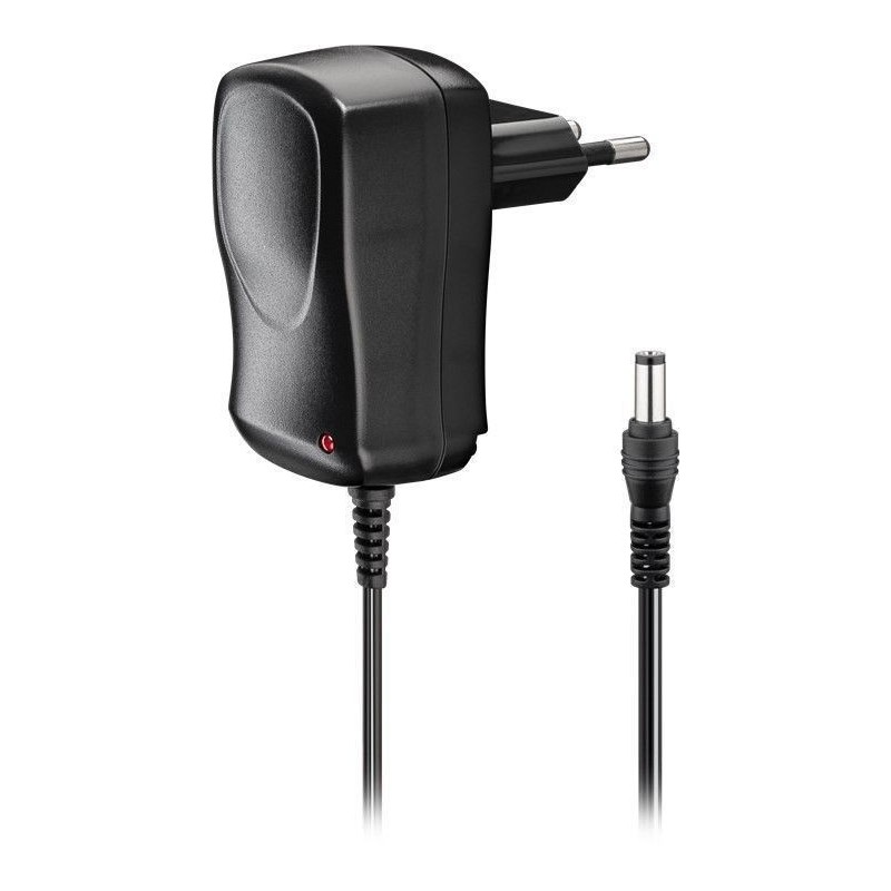ALIMENTADOR UNIVERSAL 12V 0,6A 7.2W NEGR